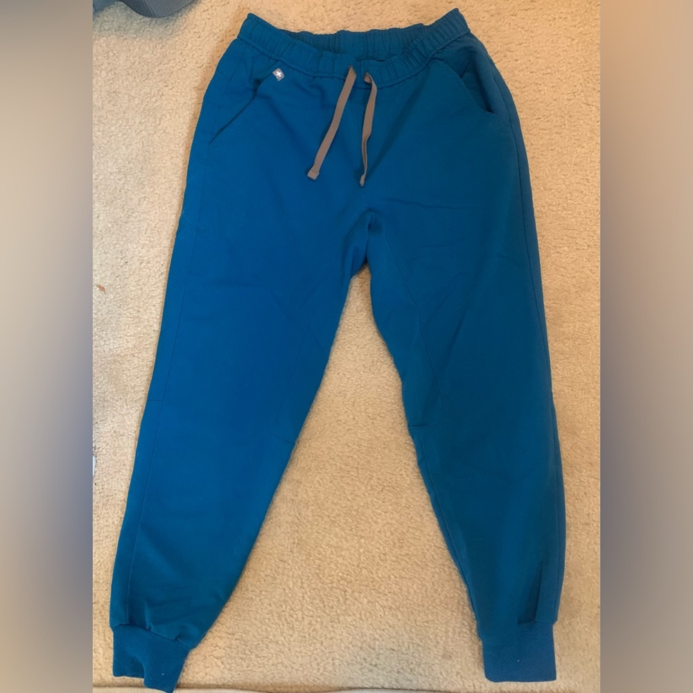 BLUE/TEAL FIGS JOGGER SCRUB PANTS